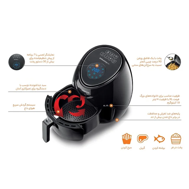سرخ کن بدون روغن کنوود مدل HFP50 101516581